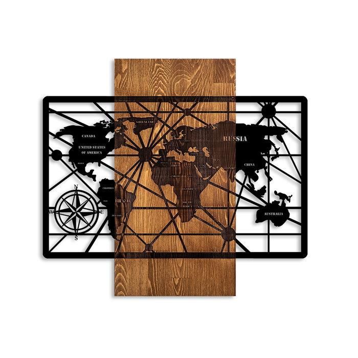 Wallity World Map 6-M